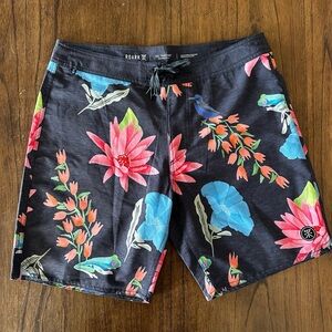 Roark Boardshorts Mens Tropical Floral Swim Trunks Surf Shorts 32 The Passage